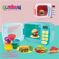 CB867709 CB867710 - Pretend play microwave oven set kitchen toy with playdough